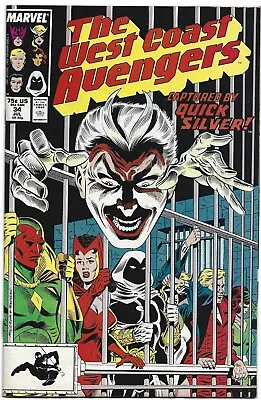 Buy West Coast Avengers #34, 1988, Marvel Comic • 3£