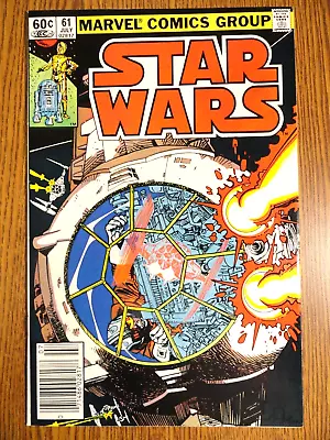 Buy Star Wars #61 Newsstand Walt Simonson Cover FVF Luke Skywalker 1st Print Marvel • 15.80£