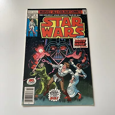 Buy Star Wars #4 Marvel Comics Luke Skywalker Han Solo Darth Vader US Edition 1977 • 22£