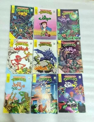 Buy Lot Of 9 Adventure Teenage Mutant Ninja Turtles Comics Magazine  كومكس نينجا • 72.98£