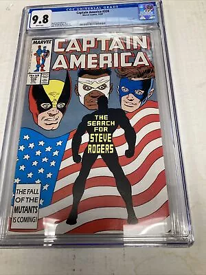 Buy Marvel Comics Captain America 336 CGC Graded 9.8 • 137.96£