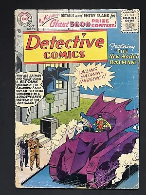 Buy Detective Comics #236 1st Bat Tank Low Grade 1.5 DC Comics 1956 • 63.33£