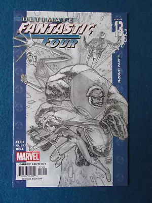 Buy Ultimate Fantastic Four Marvel Comic Issue 13 January 2005 SKETCH VARIANT COVER • 6.99£