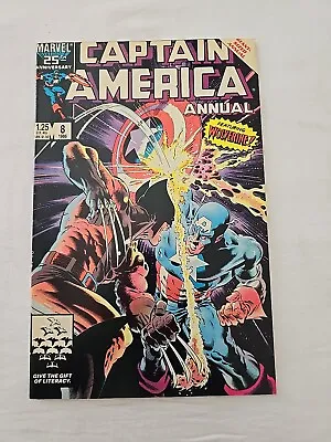 Buy CAPTAIN AMERICA Annual #8 (1986)  Wolverine X-Men • 31.86£
