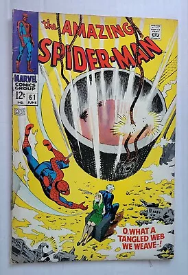 Buy The Amazing Spider-Man #61 Marvel Comics 1st Print Vintage Silver Age 1968 • 61.24£