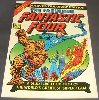 Buy Fantastic Four: Marvel Treasury Edition No 2 Marvel Book From 1974 FF No 6,11,48 • 22.99£
