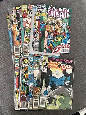 Buy Lot Of 27 Various Marvel Comics: Ghost Rider, Fantastic Four, Excalibur, Used • 21.29£