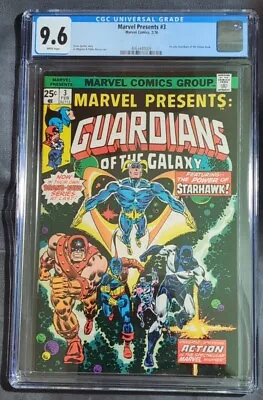 Buy MARVEL Presents #1 CGC 9.6  1976 1st Solo Guardians Of The Galaxy • 197.65£