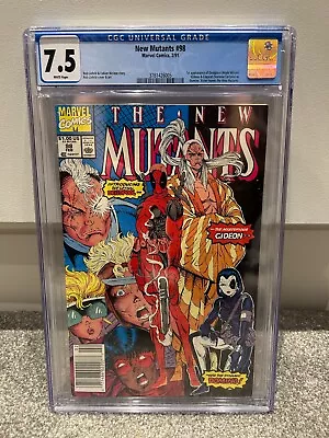 Buy New Mutants #98 - CGC 8.0 - White Pages - 1991 - 1st Appearance Of Deadpool • 225£
