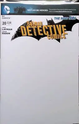 Buy Detective Comics (2011-2016) #20 Variant We Can Be Heroes Blank Var Ed Dc Comics • 3.42£