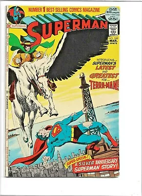 Buy Superman #249, 1971 DC 52 Page 1st Terra-Man, Neal Adams Art 8.0 VF • 33.97£