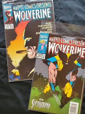 Buy MARVEL COMICS PRESENTS Lot # 136 & 138 1993 Wolverine Ghost Rider Daredevil Iron • 4.01£