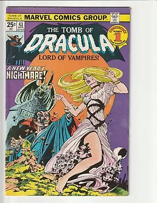 Buy The Tomb Of Dracula #43 Nice VF- Blade Cover MARVEL Comic Book 1976 Wrightson • 19.78£