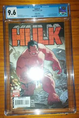 Buy Hulk #1 CGC 9.6 2008 Daniel Acuna Variant 1st Full App Red Hulk • 140£
