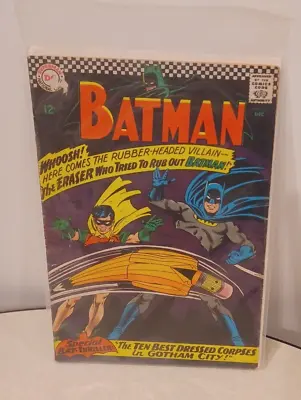 Buy DC Comics Batman #188 Silver Age (1966) 1st Appearance Of The Eraser Comic Book • 39.44£