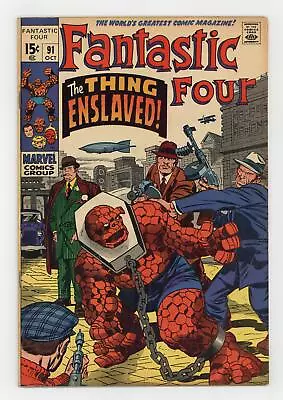 Buy Fantastic Four #91 VG/FN 5.0 1969 • 18.11£