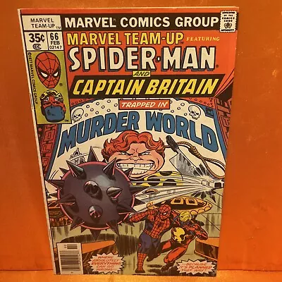Buy Marvel Team-Up #66 - Feb. 1978 - 1st Appearance Of Murderworld With Arcade • 11.06£