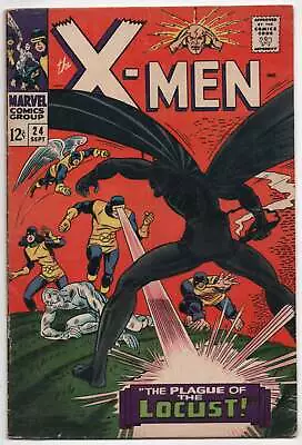 Buy Uncanny X-Men 24 Marvel 1966 FN 1st Locust Roy Thomas Werner Roth • 101.14£