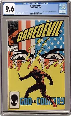 Buy Daredevil #232 CGC 9.6 1986 1245781016 • 57.10£