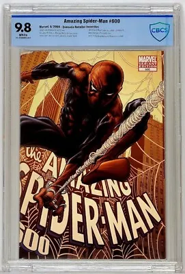 Buy Amazing Spiderman #600 Marvel 2009 CBCS 9.8 Quesada 1:15 Cover Equals Top CGC • 110.65£