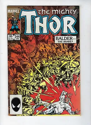 Buy Thor # 344 Malekith 1st Appearance Walt Simonson Story/art June 1984 VF- • 7.95£