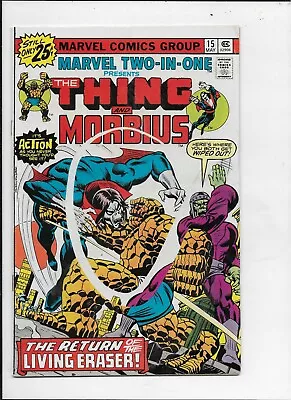 Buy Marvel Two In One # 15 The Thing And Morbius • 29.98£