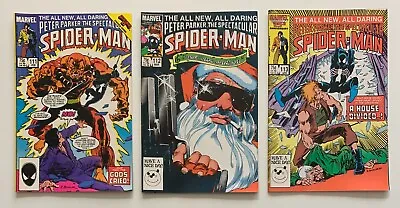 Buy Spectacular Spider-man #111, 112 & 113 (Marvel 1986) 3 X FN+/- Comics • 14.96£