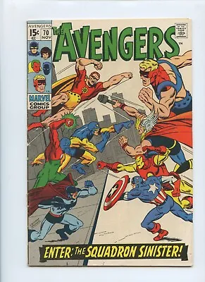 Buy Avengers #70 1969 (VG/FN 5.0)(Cover Detached Bottom Staple) • 19.98£