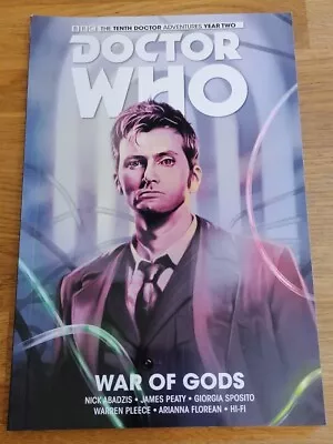 Buy GRAPHIC NOVEL - Tenth Doctor Who Adventures Year 2 War Of Gods PB 1st 2017 • 6£