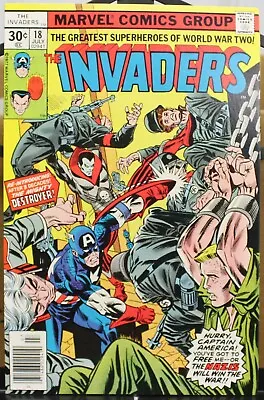 Buy Invaders #18(Marvel July 1977) Good First New Destroyer • 3.98£