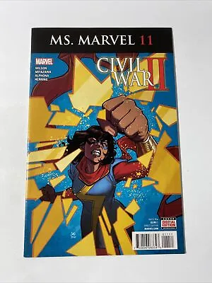 Buy Ms Marvel 11 Comics 2016 Kamala Khan 1st Lockdown Rebecca At Jude Civil War • 10.25£