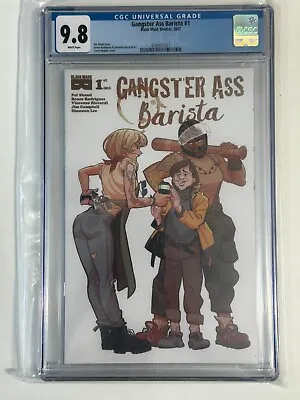 Buy ☕Gangster Ass Barista #1☕CGC 9.8 MINT☕Black Mask☕Hughes Cover☕FREE SHIPPING☕ • 79.66£