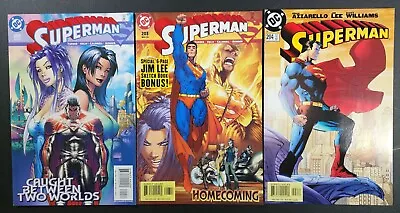 Buy SUPERMAN # 202, 203, & 204  NM  DC Comics 2004  Michael Turner  Jim Lee • 9.48£