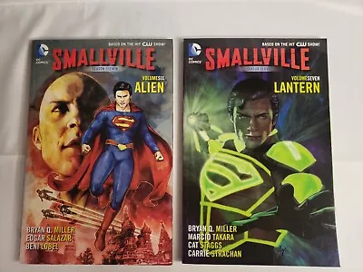 Buy SMALLVILLE Season 11 Vol 6 & Vol 7 Alien Lantern TPB Superman DC Comics • 42.04£