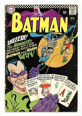 Buy Batman #179 GD+ 2.5 1966 • 40.52£
