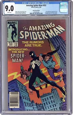 Buy Amazing Spider-Man #252N Newsstand Variant CGC 9.0 1984 4363807006 • 210.50£