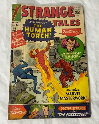 Buy Marvel Strange Tales #118 - The Human Torch March 1964 • 75.95£