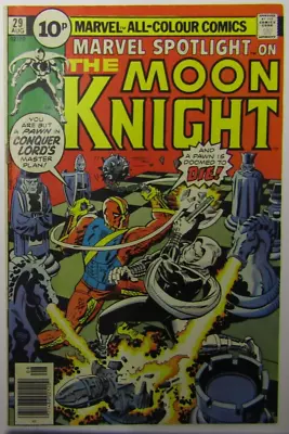 Buy Marvel Spotlight On The Moon Knight #29 Aug 1976 Doug Moench & Don Perlin £11.25 • 11.25£