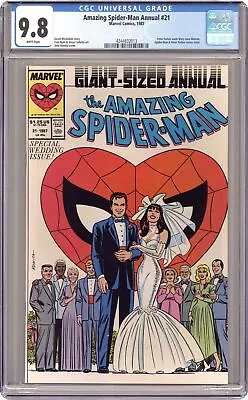Buy Amazing Spider-Man Annual #21A Direct CGC 9.8 1987 4344832013 • 154.79£