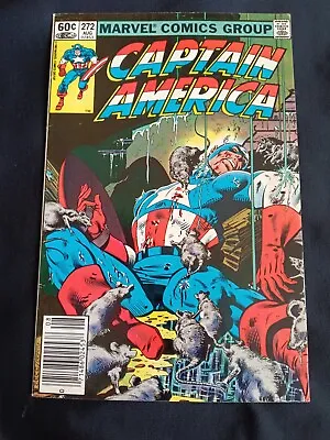 Buy Captain America #272 (Marvel, 1982) 1st Vermin Newsstand Very Fine • 15.81£