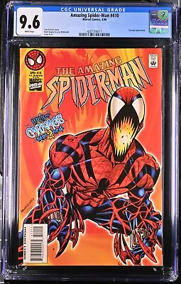 Buy Amazing Spider-Man #410 CGC 9.6 Marvel 1996 Web Of Carnage Iconic Bagley Cover • 63.33£