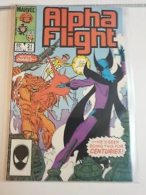 Buy Alpha Flight #21 Marvel Comics Apr 1985 John Byrne Rare Vf+ • 2.99£