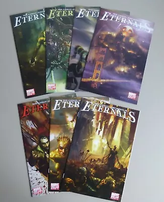 Buy THE ETERNALS: Vol 3 - 7x Comics 1 2 3 4 5 6 7 COMPLETE (2006) Neil Gaiman Marvel • 17.99£