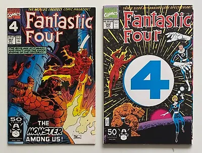 Buy Fantastic Four #357 & 358 Complete 2 Part Story Arc (Marvel 1991) FN+ & VF • 11.21£