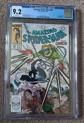 Buy Amazing Spider-Man #299 - CGC 9.2 - First Venom Cameo - McFarlane  • 129£