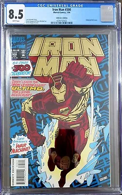 Buy Iron Man 300 - Anniversary Issue Embossed Foil Cover Collectors Ed CGC 8.5 • 32.02£