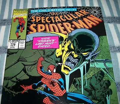 Buy Peter Parker The Spectacular Spider-Man #178 Vs. Vermin From July 1991 In Fine+ • 15.93£