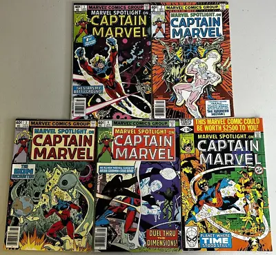 Buy Marvel Spotlight #1 2 3 4 8 1979 Captain Marvel Lot Of 5 VF/NM 9.0 • 52.18£