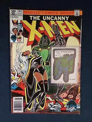 Buy UNCANNY X-MEN #145 (1981) NM Newsstand + Doctor Doom 1975 Topps Sticker Card • 38.74£