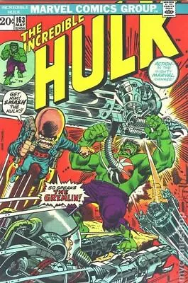 Buy Incredible Hulk #163 GD/VG 3.0 1973 Stock Image Low Grade • 5.12£